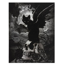 Load image into Gallery viewer, 19x25cm Nine Lives of Poe Canvas Plaque by Alchemy S03720117 N/A

