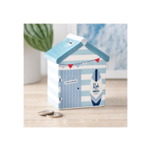 Load image into Gallery viewer, Beach Hut Ceramic Money Box S03720079 N/A
