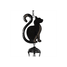 Load image into Gallery viewer, Black Cat Profile Windchime S03720424 N/A
