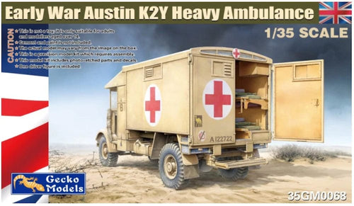 Gecko Models 35GM0068 Early War Austin K2Y Heavy Ambulance 1:35 Scale Model Kit 35GM0068 Gecko Models