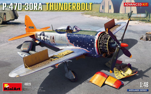 MiniArt 48029 P-47D-30RA Thunderbolt Advanced Kit 1:48 Scale Model Kit MIN48029 MiniArt