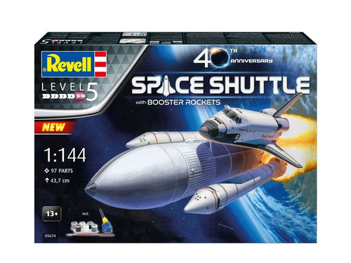 Revell 05674 Space Shuttle & Boosters 40th Anniversary Gift Set 1/144 Scale Revell