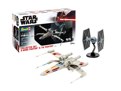 Revell 06054 X-Wing & TIE Fighter Collector Gift Set 1:57 & 1:65 Scale Models REV06054 Revell