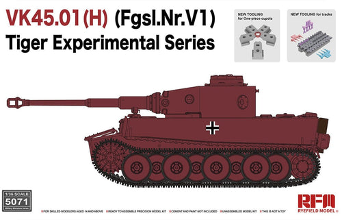 Ryefield 5071 VK45.01(H) (Fgsl.Nr.V1) Tiger Experimental Series 1:35 Scale Model Kit RM5071 Ryefield