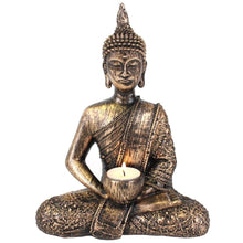Load image into Gallery viewer, Sitting Thai Buddha Tealight Holder S03720254 N/A
