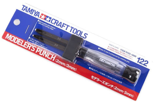 Tamiya 74122 Craft Tools Modeler's Punch 2mm/3mm TAM74122 Tamiya