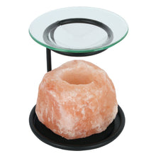 Load image into Gallery viewer, Himalayan Salt Lamp Oil Burner and Wax Melt Warmer OB_84112 Unbranded
