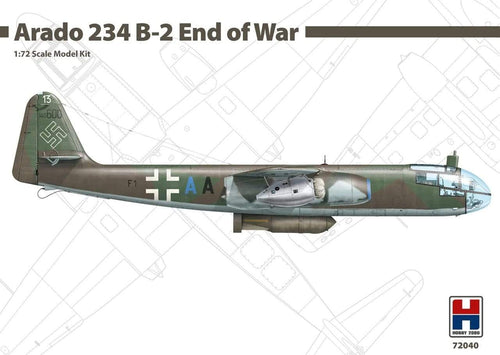 Hobby2000 72040 Arado 234 B-2 End of War Aircraft 1/72 Scale Model H2K72040 Hobby2000