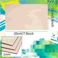 Load image into Gallery viewer, 10pcs Basswood Sheets 20cm x 15cm x 2mm Thick Plywood Sheets DL08305 Unbranded
