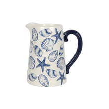Load image into Gallery viewer, 17cm Seashell Ceramic Flower Jug S03720757 N/A
