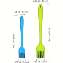 Load image into Gallery viewer, 2pcs Silicone Pastry Brush Oil Brush Cookware Heat Resistant Non-Stick Baking Barbecue And Pastry Brush Kitchenware XL05907 Unbranded
