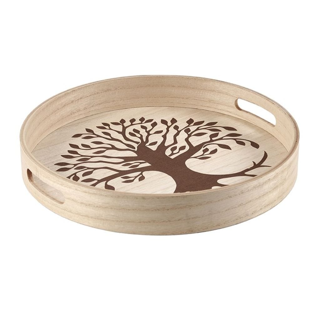 35cm Tree of Life Engraved Tray S03720347 N/A