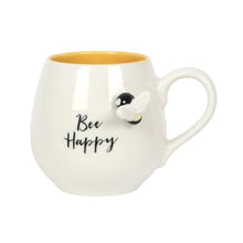 Load image into Gallery viewer, 3D Bee Happy Rounded Mug S03720345 N/A
