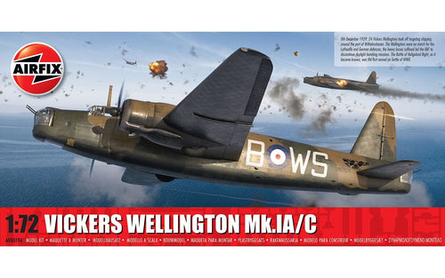 A08019A Vickers Wellington Mk.IA/C 1:72 Scale Model Kit A08019A Airfix
