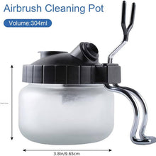Load image into Gallery viewer, Airbrush Glass Cleaning Pot With Holder AB02396 Unbranded
