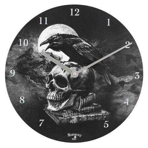 Alchemy Poe's Raven Clock AE_28330 Alchemy