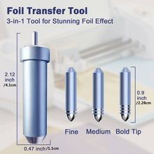 Load image into Gallery viewer, Aluminum Alloy Foil Transfer Tool Replacement For Cricut Maker DIY Craft Tools Cutter Holder Cutter Blade 3 In 1 Foil Transfer Tool UF03822 Harbourside Gifts
