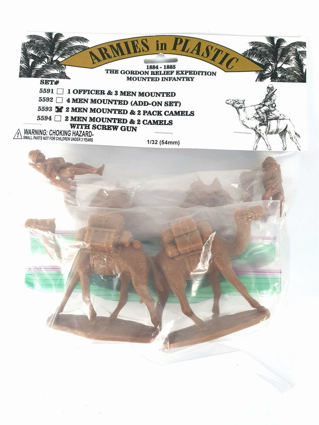 Armies in Plastic 5593 Gordon Relief Expedition 1884-1885 Mounted Infantry AIP5593 Armies in Plastic