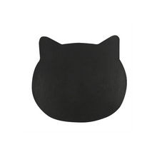 Load image into Gallery viewer, Black Cat Lady Cat Shaped Doormat S03720463 N/A
