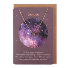 Load image into Gallery viewer, Cancer Zodiac Necklace Card S03720850 N/A
