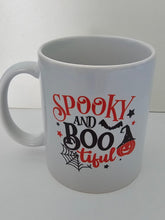 Load image into Gallery viewer, Ceramic Tea Coffee Mug Spooky &amp; Boo-tiful Halloween Design Hand Decorated Spooky Beautiful-11oz 11 oz Harbourside Gifts
