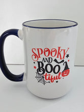 Load image into Gallery viewer, Ceramic Tea Coffee Mug Spooky &amp; Boo-tiful Halloween Design Hand Decorated Spooky Beautiful-15oz 15 oz Harbourside Gifts
