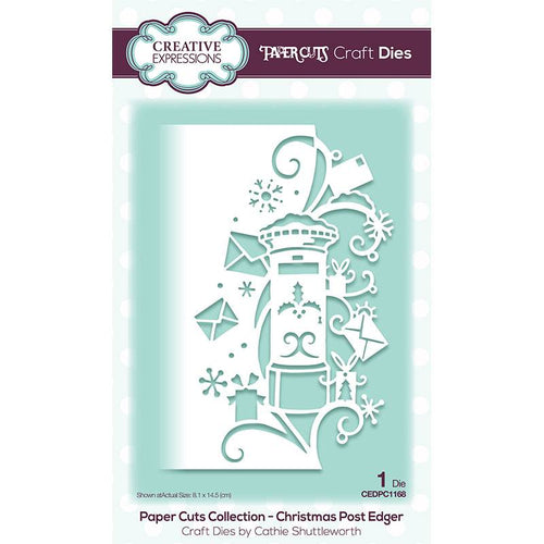 Creative Expressions - Paper Cuts Christmas Edger by Cathie Shuttleworth Christmas Post Edger Harbourside Gifts