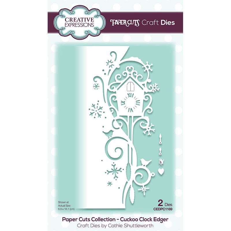Creative Expressions - Paper Cuts Christmas Edger by Cathie Shuttleworth Cuckoo Clock Edger Harbourside Gifts