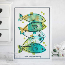 Load image into Gallery viewer, Creative Expressions Woodware Clear Stamp Build A Fish 6 in x 8 in Francoise Read FRB001 Creative Expressions
