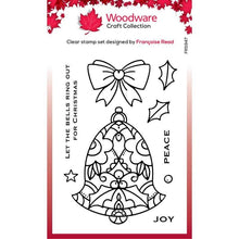Load image into Gallery viewer, Creative Expressions Woodware Francoise Read Christmas Clear Singles 4x6in Stamps FRS947 Christmas Bell Creative Expressions

