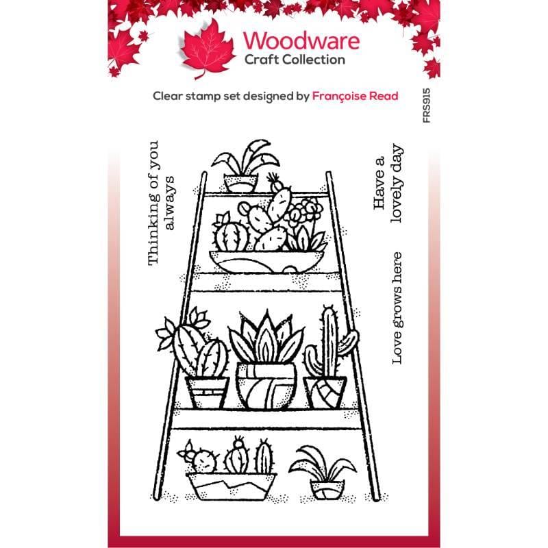 Creative Expressions Woodware Francoise Read Clear Stamps Indoor Garden Creative Expressions