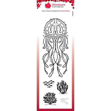 Load image into Gallery viewer, Creative Expressions Woodware Francoise Read Clear Stamps Underwater Collection Jellyfish Creative Expressions
