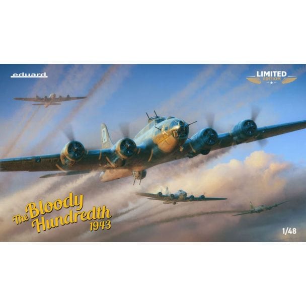 Eduard 11183 The Bloody Hundredth 1943 Boeing B-17F Flying Fortress - 1/48 EDK11183 Eduard