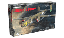 Load image into Gallery viewer, Eduard 2139 Gunn&#39;s Bunny Limited Edition kit US WWII bomber B25J Mitchell 1:72 Scale Model Kit EDK2139 Eduard
