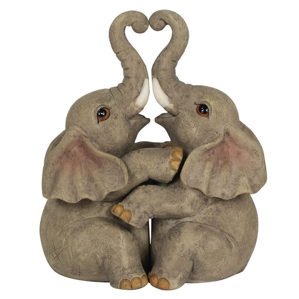 Elephant Embrace Elephant Couple Ornament S03720192 N/A
