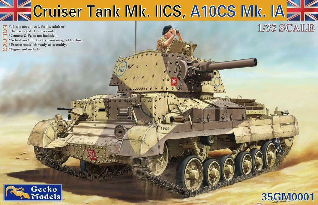 Gecko 35GM0001 Cruiser Tank A10 Mk.IA CS 1:35 Scale Model Tank 35GM0001 Gecko Models