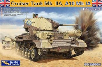 Gecko 35GM0002 Cruiser Tank A10 Mk.IA 1:35 Scale Model Kit 35GM0002 Harbourside Gifts