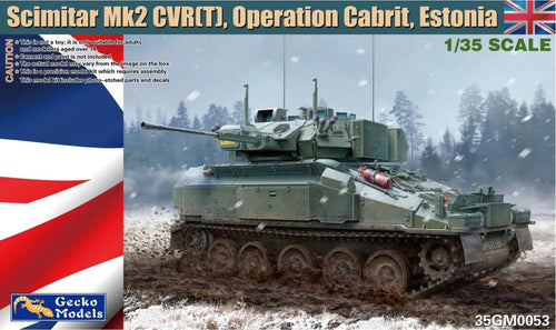 Gecko 35GM0053 Scimitar MK2 CVR(T) Operation Cabrit Estonia 1:35 Scale Model Kit 35GM0053 Gecko Models