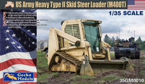 Gecko Models 35GM0010 US Army Heavy Type II Skid Steer Loader (M400T) 1:35 Scale Model Kit 35GM0010 Gecko