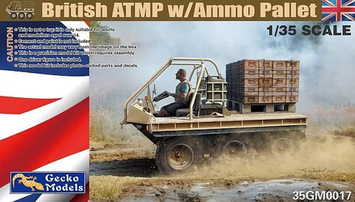 Gecko Models 35GM0017 British ATMP with Ammo Pallet 1:35 Scale Model 35GM0017 Gecko Models