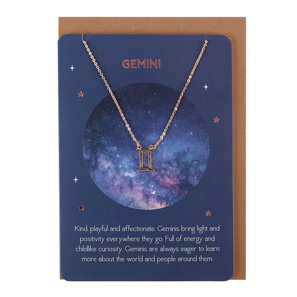 Gemini Zodiac Necklace Card S03720471 N/A