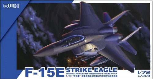 Great Wall Hobby L7209 F-15E Strike Eagle Dual Role Fighter w/New Targeting Pod & Ground Attack 1:72 Scale Model Kit L7209 Harbourside Gifts