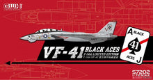 Load image into Gallery viewer, Great Wall Hobby S7202 VF-41 Black Aces F-14A Limited Edition 1:72 Scale Model Kit S7202 Great Wall Hobby

