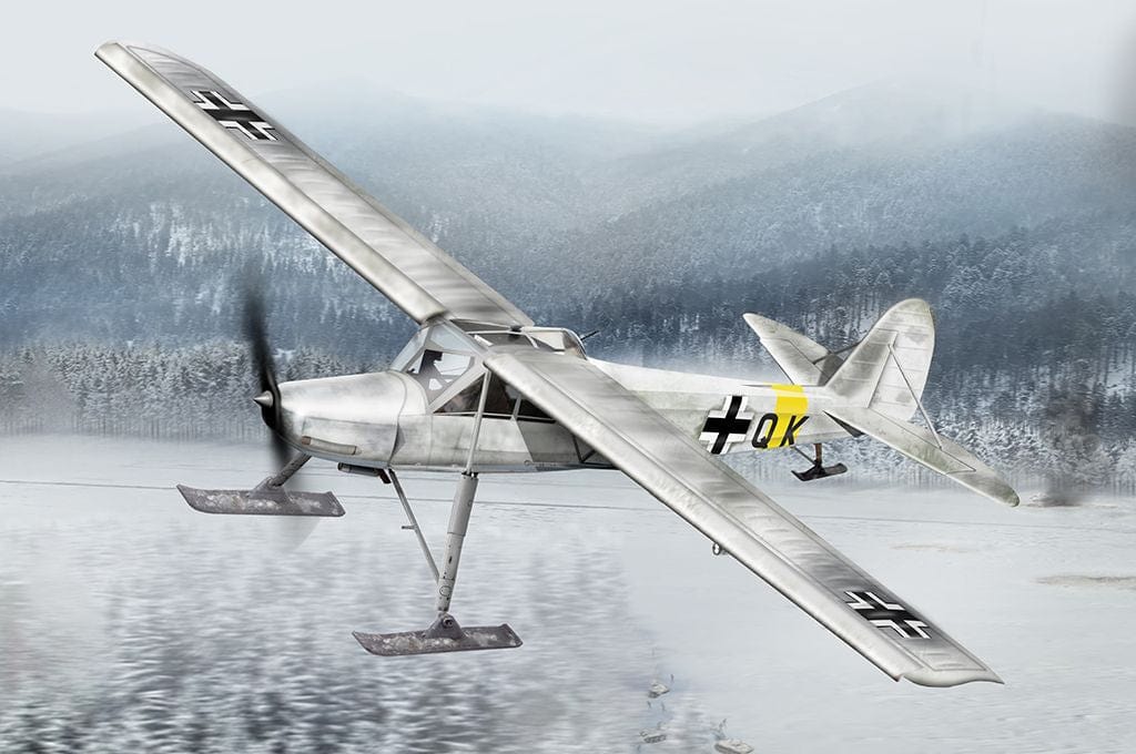 HobbyBoss 80183 Fieseler Fi-156 C-3 Skiplane 1:35 Scale Model Kit Hobbyboss