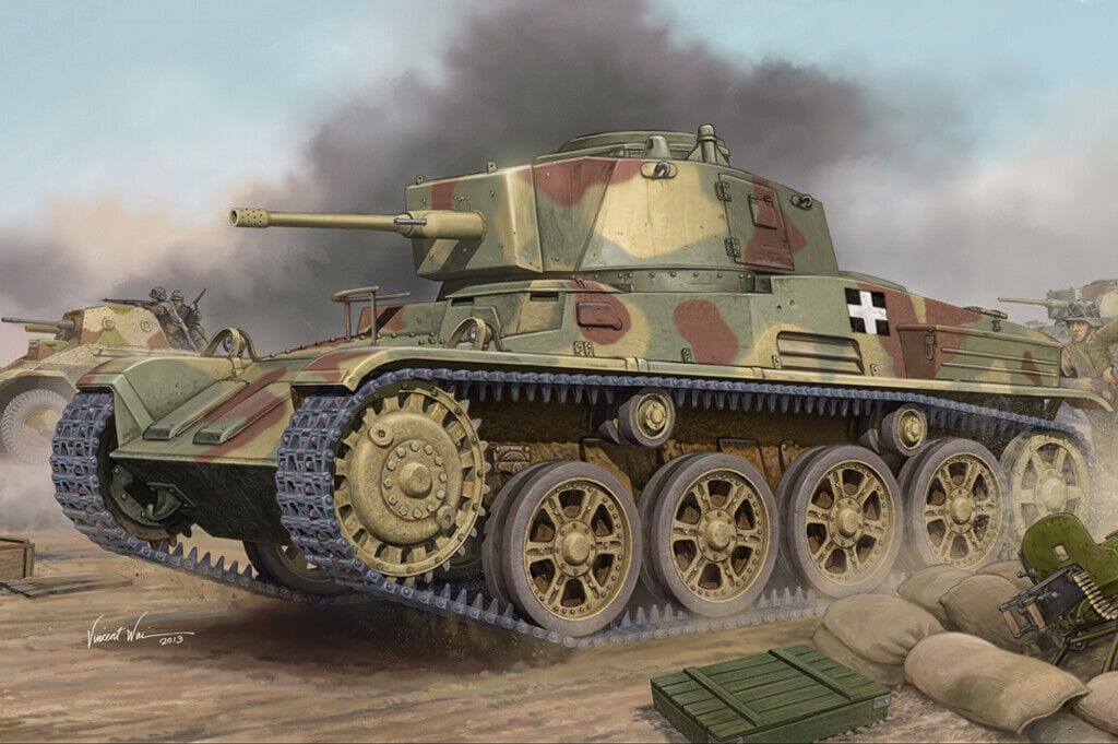 HobbyBoss 82479 Hungarian Light Tank 43M Toldi III (C40) 1:35 Scale Model Kit HBB82479 Hobbyboss