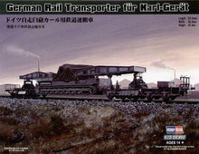 Load image into Gallery viewer, Hobbyboss 82906 German Rail Transporter for Karl-Geraet 1:72 Scale Model HBB82906 Hobbyboss

