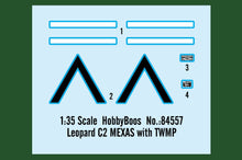 Load image into Gallery viewer, Hobbyboss 84557 Leopard C2 MEXAS Tank with TWMP 1:35 Scale Model Kit HBB84557 Hobbyboss
