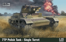 Load image into Gallery viewer, IBG 35069 Polish 7TP Single Turret Tank 1:35 Scale Model Kit IBG35069 IBG Models
