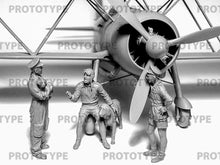 Load image into Gallery viewer, ICM 32025 CR 42 Falco with Italian Pilots in tropical uniform 1:32 Scale Model ICM32025 ICM
