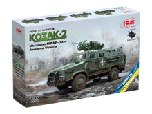Load image into Gallery viewer, icm 35014 &#39;Kozak-2&#39; Ukrainian MRAP-class Armoured Vehicle 1:35 Scale Model Kit ICM35014 ICM

